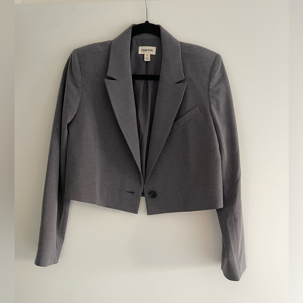 NWOT Open Edit Cropped Blazer